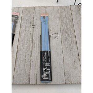 Vintage J&P Coats Flex Zip Zipper 22" Blue 4